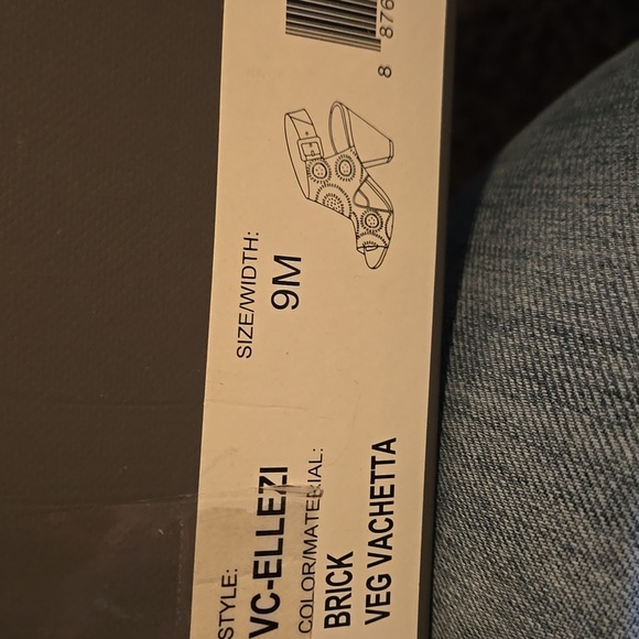 Vince Camuto Brick Cutout Sandals Size 9 - Picture 7 of 7